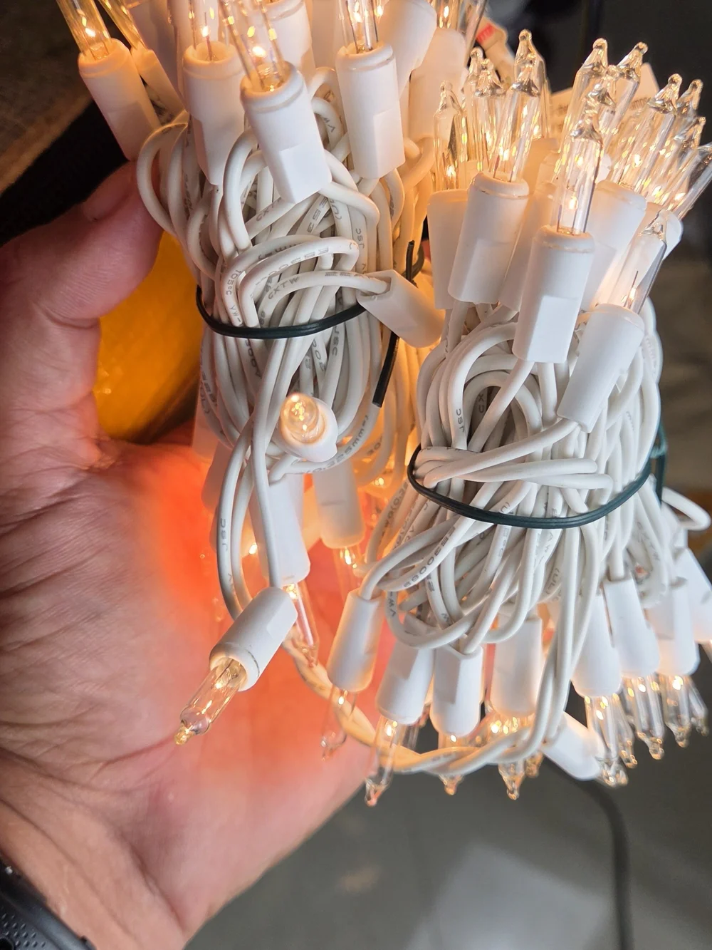 Wondershop 100 Clear Mini String Lights White Wire Indoor Outdoor 20.6 ft Tested